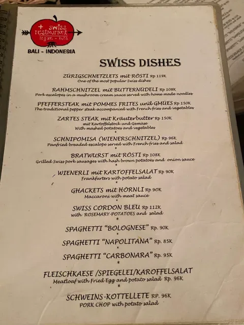 Swiss Restaurant