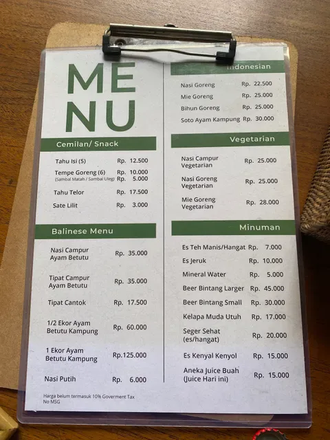 Warung Bali Bambu Sari