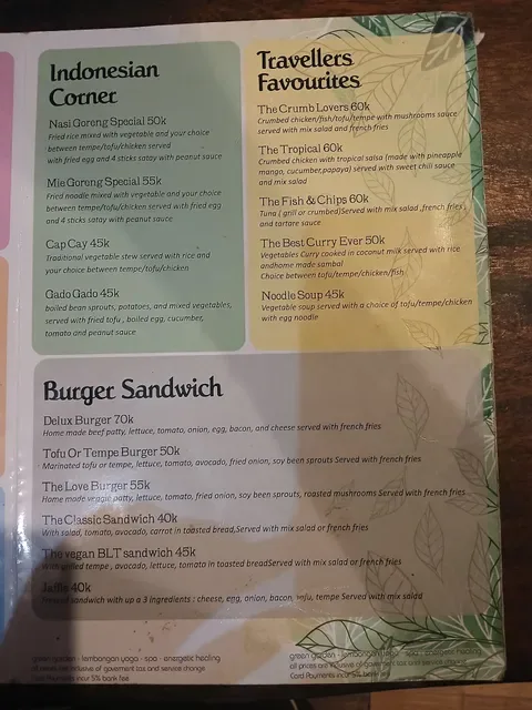Green Garden Restaurant and Bungalows