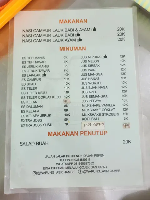 Warung Asri Jambe