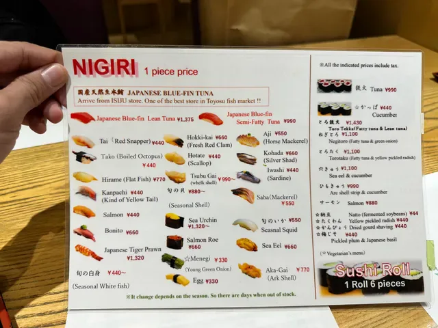 Sushi Kyotatsu Ebisu Atrè